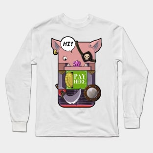 Pig piggy bank. Piggy bank Long Sleeve T-Shirt